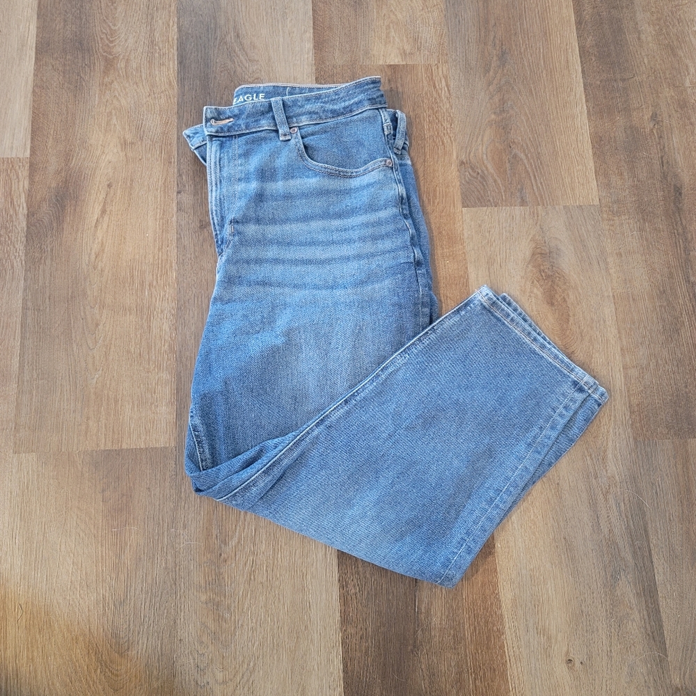 AE Stretch Mom Jeans